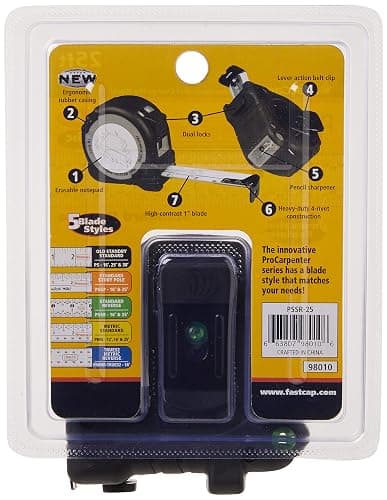 Fastcap PSSR-25 25-Foot ProCarpenter Lefty/Righty Standard Measuring Tape thumbnail 3