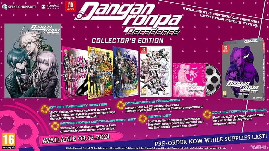Danganronpa Decadence Collector's Edition (Nintendo Switch) thumbnail 2