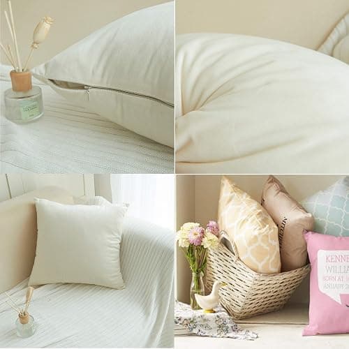 Shop&Three Custom Design Photos or Text Outdoor/Indoor Throw Pillowcase, Personalized Pet Photo Pillow, Love Photo Throw Pillowcases, Wedding Keepsake Throw Pillow Covers 18" x 18" thumbnail 4