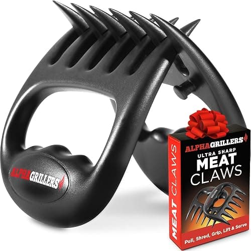Alpha Grillers Meat Shredder Claws - BBQ Smoker Accessories Grilling Gifts for Men - Stocking Stuffers for Men - White Elephant Gifts Useful Ideas - Grill Tools for Pulled Pork - Image 1