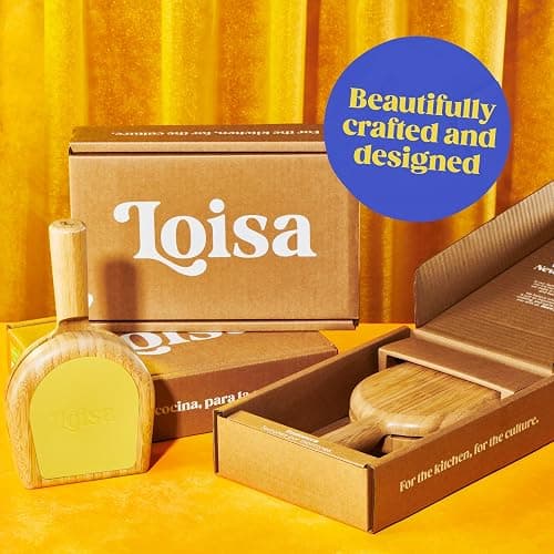 Loisa | Durable Tostonera Plantain Smasher or Press | Kitchenware for Tostones | Latin Cooking Utensil | Orange Tostonera thumbnail 5