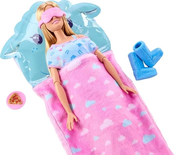 Barbie Sleepover Reveal Doll and Accessories thumbnail 5