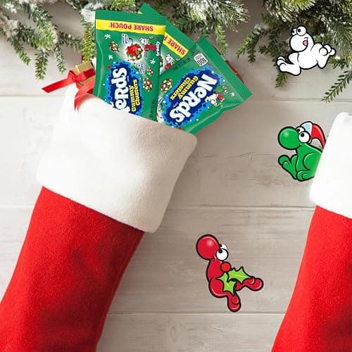 Nerds Frosty Gummy Clusters Share Pouch, Christmas Candy, Red and Green Gummy Candies, 3 oz thumbnail 6