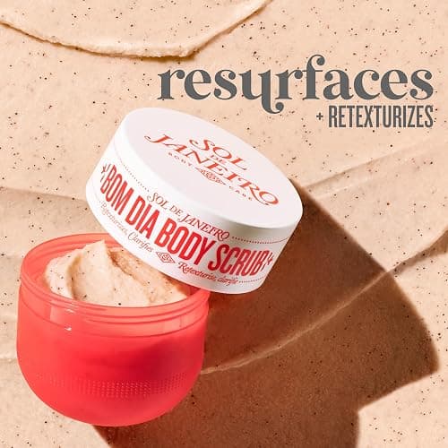 Sol de Janeiro Visibly Brightening and Smoothing Bom Dia AHA Body Scrub and Body Wash Duo, Amazon Exclusive thumbnail 4