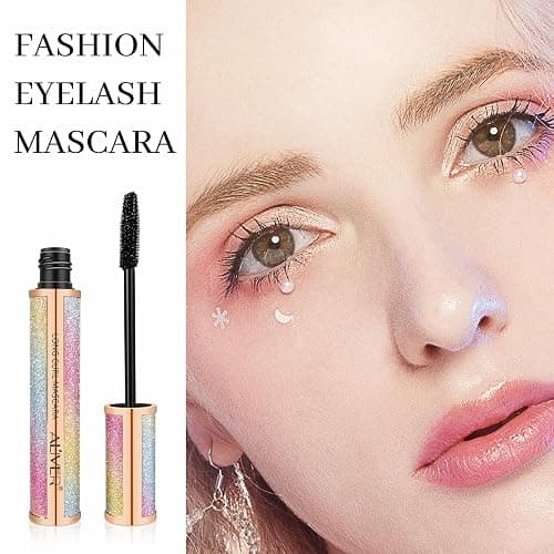 4D Silk Fiber Lash Mascara - Luxuriously Longer, Voluminous Eyelashes, Waterproof Tubing Mascara in Black, Natural Lengthening, Smudge-proof, Hypoallergenic, No Clumping, Easy to Apply & All Day Full thumbnail 6