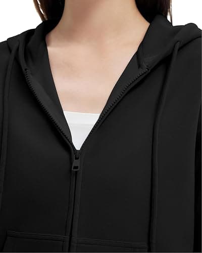 SUUKSESS Womens 2 Piece Sweatsuits Outfits Zip Up Hoodie Tracksuit Straight Wide Leg Sweatpant Lounge Matching Sets thumbnail 3
