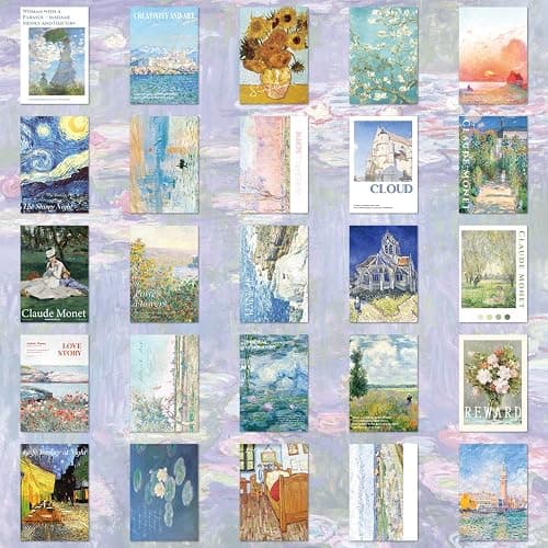 Vintage Oil Painting Scrapbook Sticker, Journaling Supplies for Junk Journal, 500+ Scrapbooking Washi Stickers & 25 Ephemera Papers Art Scrapbook Supplies for Adults Teens Women Girls Junk Journal thumbnail 5