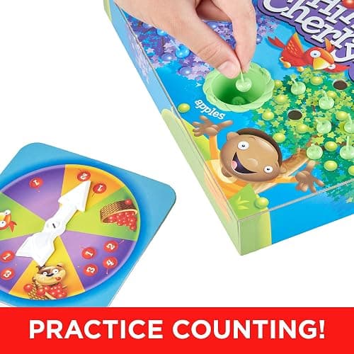 Hasbro Gaming Hi Ho Cherry-O Board Game for 2 to 4 Players Kids Ages 3 and Up (Amazon Exclusive) thumbnail 5