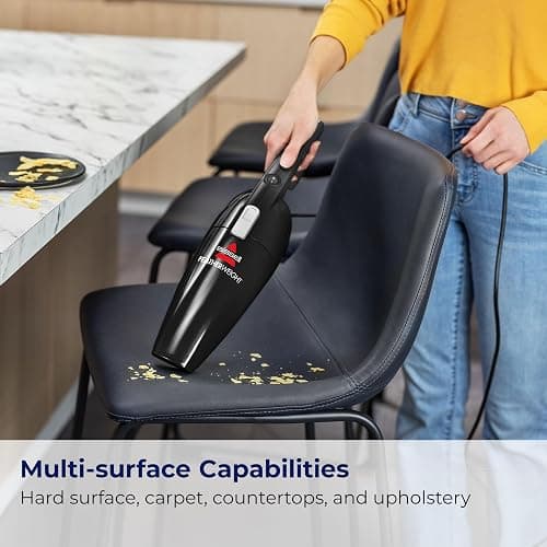 Bissell Featherweight Stick Lightweight Bagless Vacuum with Crevice Tool, 2033M, Black thumbnail 5