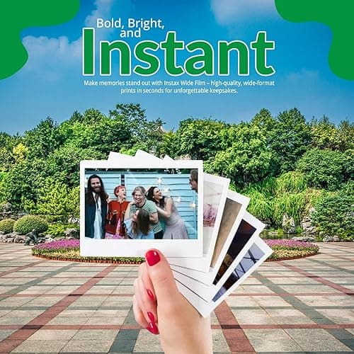 Fujifilm Instax Wide Instant Films for Fuji Instax Wide (40 Exposures) + BluebirdSales Microfiber Cleaning Cloth thumbnail 4