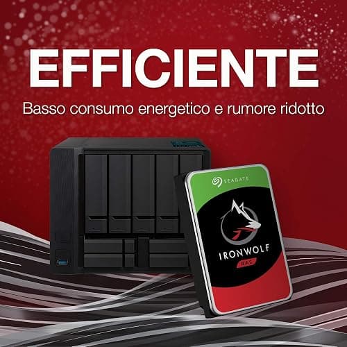 Seagate IronWolf, 4TB, Hard Disk SATA da 6GBit/s, HDD, CMR 3,5" 5.900 RPM, Cache da 64 MB per NAS con Sistema RAID, 3 anni Rescue Services (ST4000VN008) thumbnail 8