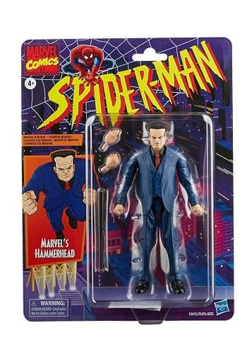 Spider-Man Marvel Legends Series 15 cm Marvel’s Hammerhead Action Figure Toy, Includes 3 Accessories: 2 Alternate Hands, 1 Baseball Bat thumbnail 6