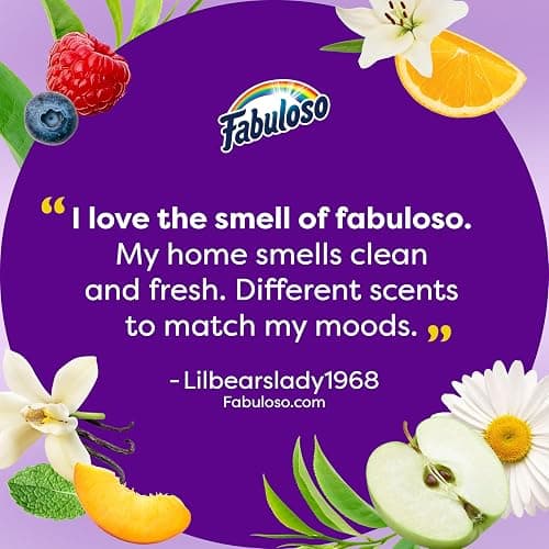 Fabuloso 2X All-Purpose Cleaner, Spring Fresh Scent, 56 fl oz | No Rinse Floor Cleaner, Long-Lasting Freshness, All-Purpose Cleaner, Concentrated Formula, Everyday Cleaning, Multi-Surface thumbnail 9