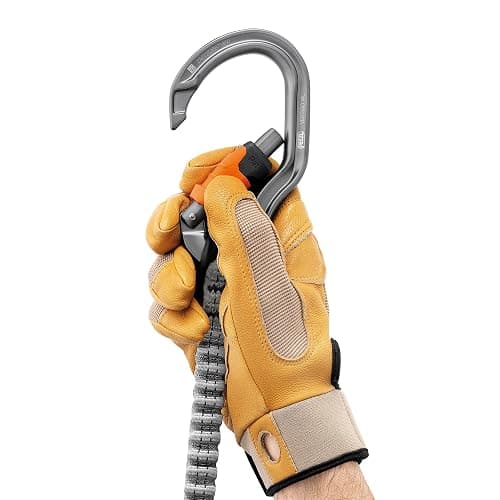PETZL - Via Ferrata Scorpio Vertigo Lead - from 40 to 120 kg, Orange, 365 g thumbnail 2