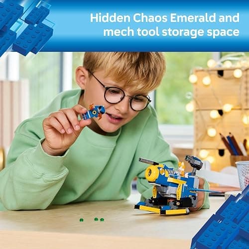LEGO Sonic The Hedgehog Cyclone vs. Metal Sonic - Building Toy for Kids, Boys and Girls, Ages 8+ - Mech Suit with Minifigures for Pretend Play - Gift Idea for Birthdays - 77002 thumbnail 5