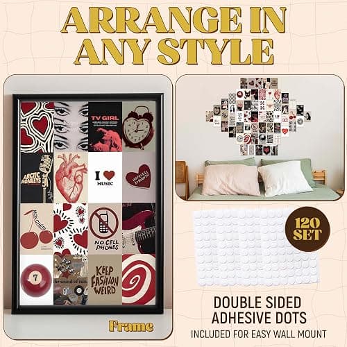 60 pcs Downtown Girl Room Décor, Coquette y2k 2000’s Grunge Posters, TV Girl Lana Del Rey Retro Music Wall Art for Bedroom, Trendy Vintage Funky College Dorm Wall Collage Kit Aesthetic Pictures thumbnail 5