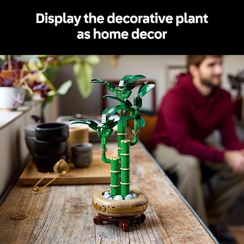 LEGO Botanicals Lucky Bamboo Building Set - Artificial Plant for Indoor Home Décor, Adults Ages 18+ - Gift for Birthdays for Him - Fake Plant Decoration for Table, Desk, Office - 10344 thumbnail 6