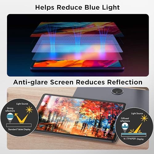 TCL NXTPAPER 14 Android Tablet, 14.3" Paper-Like Display Drawing Pad & Digital Notebook with 4096-Level Stylus & Flip Case, 8+8GB RAM, 256GB Storage, 10000mAh Battery, Multi-Window, Gray thumbnail 4
