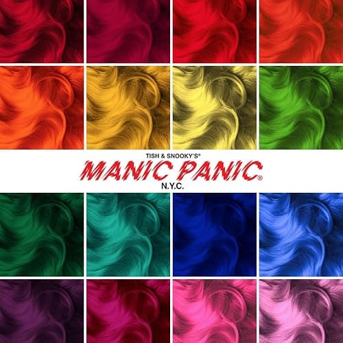 MANIC PANIC Classic Blue Moon Semi Permanent Hair Color - Neon Cool Blue Hair Dye for Women & Men That Lasts 4-6 Weeks - Vegan, Ammonia & Cruelty-Free - Create & Mix Custom Shades (4oz) thumbnail 9