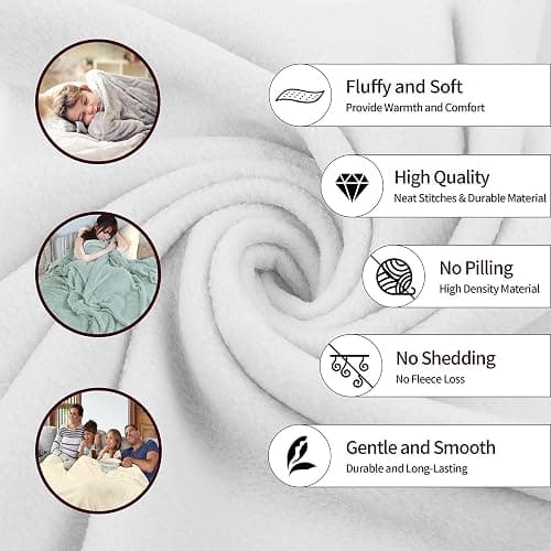 Smier Direct Cute Potato Soft Comfy Flannel Blanket Fluffy Queen Plush Throw Twin Cozy Outdoor Picnic Living Room Travel Couch 50x40in for Children thumbnail 8