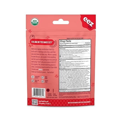 Lolleez Organic Lollipops for Kids Sore Throat Relief, Perfect for Soothing A Sore Throat While Tasting Great, Perfect for Back-to-School, Variety Pack, 28 Count thumbnail 9