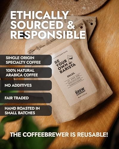 Original Gourmet Coffee Gift Set for Men & Women – 5 of the World’s Finest Single Estate Specialty & Organic Coffees | Brew & Enjoy Anytime, Anywhere | Hamper Style Letterbox Gift Idea for Him & Her thumbnail 8