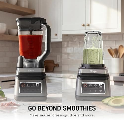 Ninja BN751 Professional Plus DUO Blender, 1400 Peak Watts, 3 Auto-IQ Programs for Smoothies, Frozen Drinks & Nutrient Extractions, 72-oz. Total Crushing Pitcher & (2) 24 oz. To-Go Cups, Black thumbnail 8