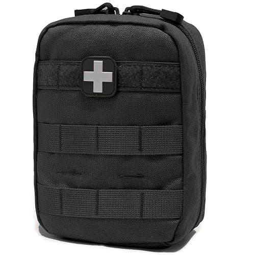 Carlebben EMT Pouch MOLLE Ifak Pouch Tactical MOLLE Medical First Aid Kit Utility Pouch (With Medical Supplies) - Image 1