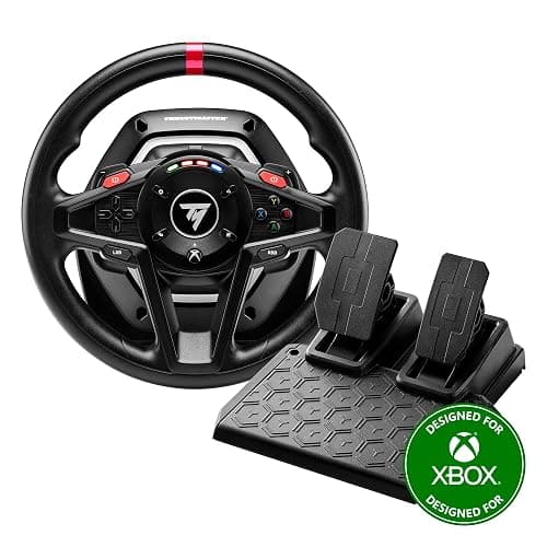 Thrustmaster T128 Racing Wheel – Entry-Level Force Feedback Wheel for Xbox Series X|S, Xbox One, and PC - Image 1
