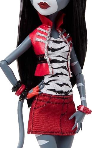 Monster High Boo-riginal Creeproduction Doll 2-Pack, Meowlody and Purrsephone Collectible Reproductions with Doll Stands and Diary thumbnail 2
