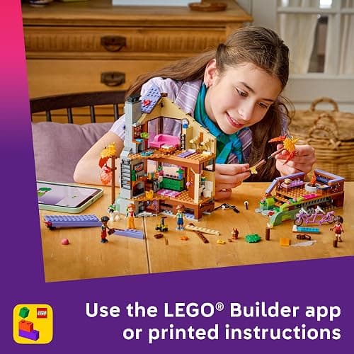 LEGO Friends Cozy Fall Forest Cabin 42705 | Building Toy for Girls & Boys, Ages 9+, Toy Playset W/4 Minidolls, 1,229 pieces, Gift for Birthdays thumbnail 6