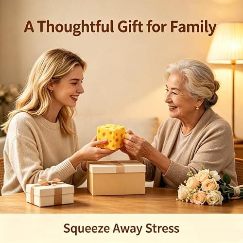 Cheese Squishy Stress Relief Toy, Jumbo Squishy Cheese Sensory Fidget for Adults, Big Cheese Squishy Slow Rising Squishies, Giant Cheese Squishy Squeeze Toy for Anxiety, Popular Squishies Stocking thumbnail 5