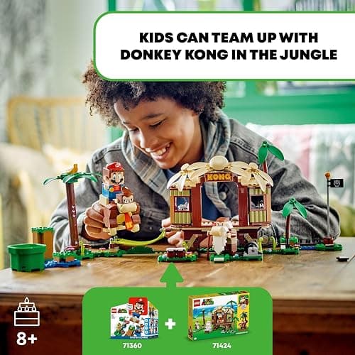 LEGO Super Mario Donkey Kong's Tree House Expansion Set - Building Toys for Boys & Girls, Ages 8+ Years - Pretend Play Toy Figures & Playsets - Gifts for Kids - 71424 thumbnail 2