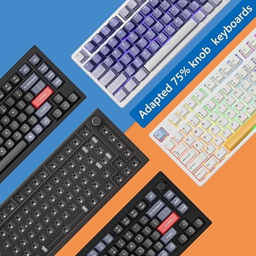 Geekria 75% 84-Key Knob Keyboard Dust Cover, Clear Acrylic Keypads Cover, Compatible with Keychron Q1 HE/Max/Pro, EPOMAKER TH80 75%, Glorious Gaming - GMMK PRO 75% thumbnail 5