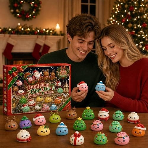 Christmas Squishies Advent Calendar 2026 for Adults Xmas Countdown Calendar (03# Christmas Calendar) thumbnail 2