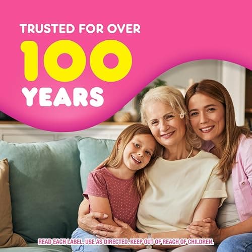 Pepto Bismol Berry Mint Chews, Upset Stomach Relief, Nausea Relief, Heartburn Relief, Indigestion Relief, Anti Diarrhea Medication for Adults - 5 Symptom Fast Relief, 48 Chewable Tablets thumbnail 6