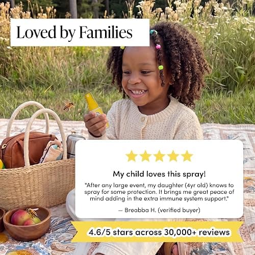 BEEKEEPER'S NATURALS Kids Propolis Throat Spray, 1.0 oz, Pack of 1｜Natural Immune Support & Sore Throat Relief, Has Antioxidants, Gluten-Free thumbnail 6