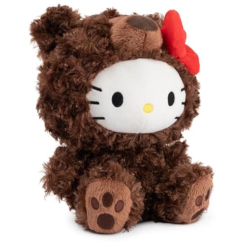 GUND Sanrio Hello Kitty Philbin Teddy Bear Plush Toy, Premium Stuffed Animal for Ages 1 and Up, Brown, 10” thumbnail 4