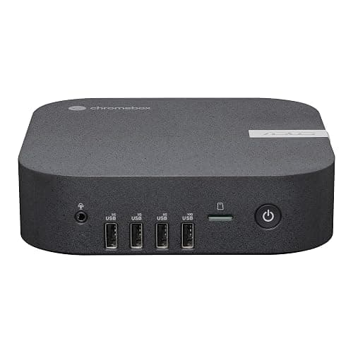 ASUS Chromebox 5a with Intel® Celeron® Processor 7305, 4GB DDR4 RAM, 128GB M.2 PCIe G4x4 NVMe SSD, Quad Display, Wi-Fi 6E and Bluetooth, GB LAN, USB-C, Chrome OS, VESA Mount thumbnail 4