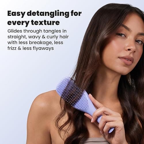 Tangle Teezer Ultimate Detangler Brush for Wet & Dry Hair, Eliminates Knots & Reduces Breakage for Straight to Wavy Hair Types, Sweet Lavender thumbnail 7