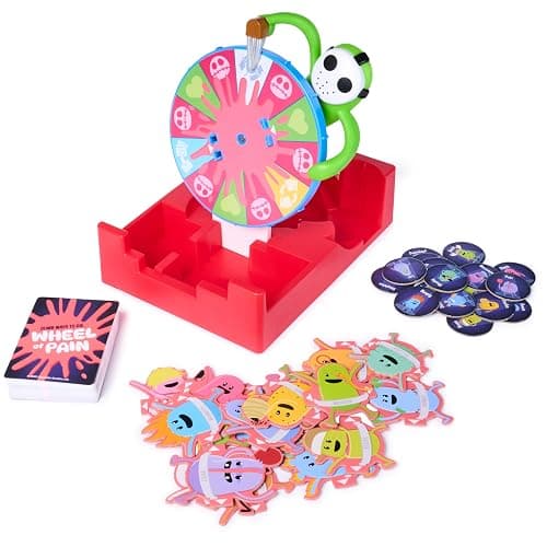 Spin Master Games Dumb Ways to Die: Wheel of Pain Board Game | Hilarious Survival Game, Spin The Wheel And Try To Keep Your Bean Alive, For 2-6 Players, Ages 12 & Up thumbnail 4