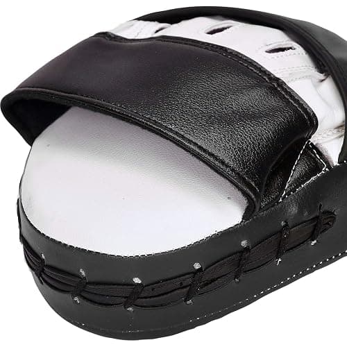 Sparta Focus Pads - Boxing Mitts or Curved Hook and Jab Target Hand Pads - Ideal for MMA, Kickboxing, Martial Arts, Muay Thai, Karate - Ambidextrous, Black thumbnail 5