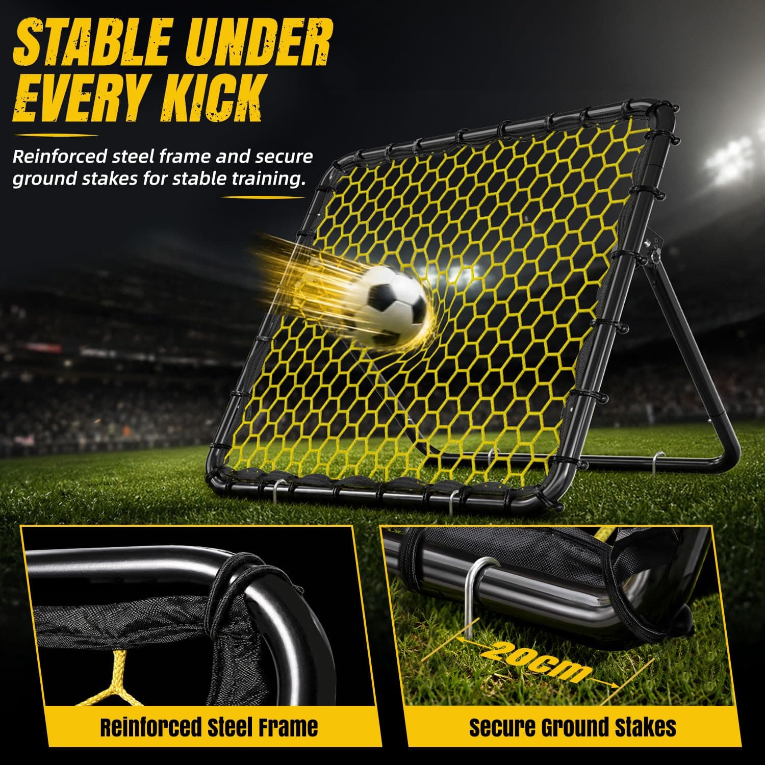Happy Jump Portable Soccer Rebounder Net for Soccer Training Practice thumbnail 4