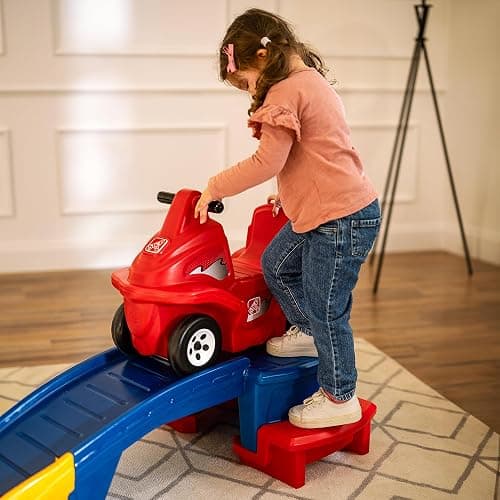 Step2 Up and Down Roller Coaster Toy for Kids, Ride On Push Car, Indoor, Outdoor Playset, Toddlers Ages 2, 5 Years Old, Compact Storage, Max Weight 50 Lb., Multicolor thumbnail 12