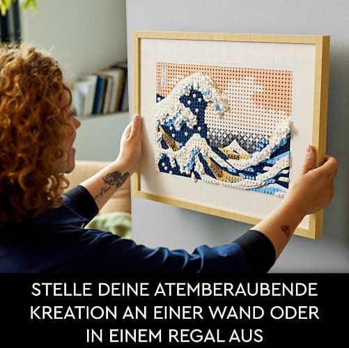 LEGO 31208 Art Hokusai – Große Welle, 3D Japanische Wanddeko, Bastelset, gerahmte Ozean-Leinwand, Hobbys für Erwachsene, DYI, Home- und Büro-Deko thumbnail 4