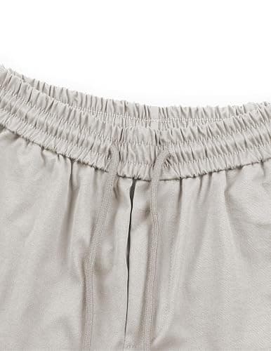 NEVSTUDIO Dance Pants for Women, Wide Leg Parachute Pant, Baggy Sweatpants with Elastic Waist, Casual Y2k Streetwear thumbnail 5