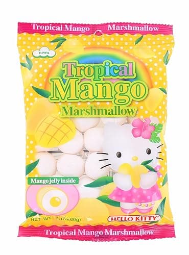 HELLO KITTY TROPICAL MANGO MARSHMALLOW 3.1OZ 1BAG - Image 1