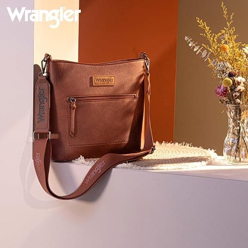 Wrangler Crossbody Bags for Women Lightweight Shoulder Handbags and Purses Travel Shoulder Purse thumbnail 3