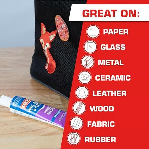 Loctite 1360694 Vinyl Fabric & Plastic Repair Flexible Adhesive, 1 oz, Clear thumbnail 3