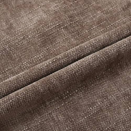 Cozoomy Set of 2 Soft Textured Decorative Throw Pillow Covers 18x18 Inch Cozy Farmhouse Cushion Cover Square Accent Pillow Cases for Bed Couch Sofa Living Room, Taupe Grey thumbnail 4